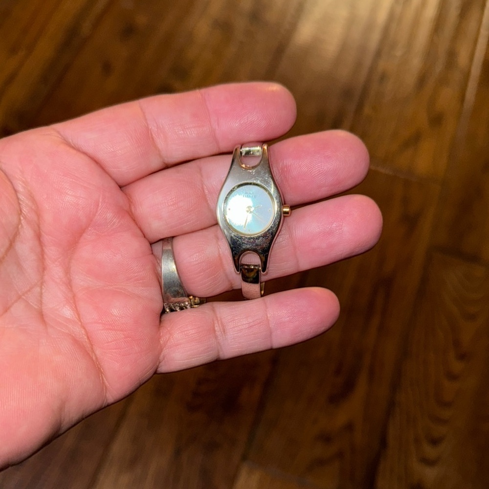 ANNE KLEIN Silver Tone Women's Watch